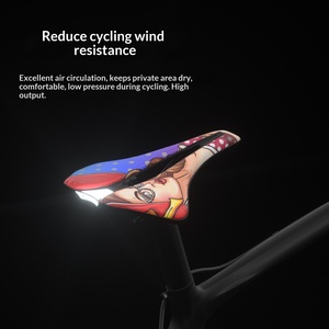 <span class=keywords><strong>Selle</strong></span> de vélo <span class=keywords><strong>ultra</strong></span> légère et respirante - Siège de vélo imperméable rembourré en EVA avec découpe de ventilation - Product Image 5