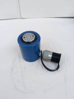 Vérin hydraulique à simple effet, basse hauteur, 20 tonnes, à rappel par ressort, avec cylindre de levage plat séparé pour réparation mécanique en espaces étroits
