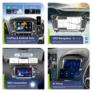Podofo 7'' Android Car Stereo For Hyundai Tucson/IX35 2009-2015 4+64GB Car Radio BT GPS <b>Wireless</b> CarPlay Android Auto - Product Image 2