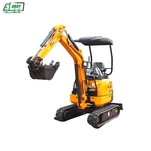 Mini-excavatrice sur chenilles hydraulique ELORRY EL18 à cabine haute, petite pelleuse sur chenilles - Product Image 6