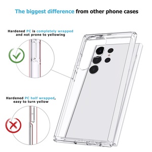 Funda de teléfono móvil 2 en 1 con purpurina transparente, para Samsung <span class=keywords><strong>Galaxy</strong></span> S23, S23, ultra, S23 Plus, venta al por mayor - Product Image 6