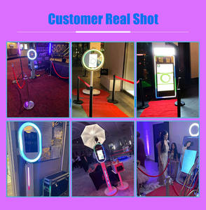 Meilleure vente : Machine numérique à écran tactile en métal avec technologie Arc AI, compatible SLR, cabine photo miroir magique 3 pièces - Product Image 5