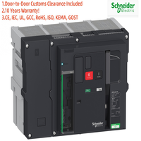 Disjoncteur à air AC400V 6300A ACB, type châssis, disjoncteur principal basse tension pour système d'alimentation industriel