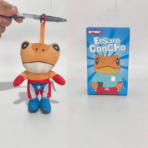 Nuova rana El Sapo Concho peluche cattivo coniglietto giocattolo Super morbido peluche orso antistress bambola PP cotone con scatola - Product Image 4