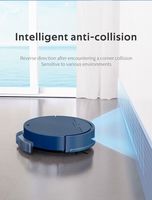 Penyedot debu Robot, pembersih vakum Robot cerdas dengan Filter HEPA fungsi basah dan debu untuk mengepel Rumah & pembersihan