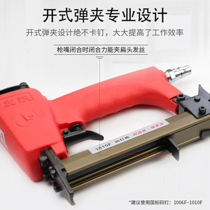 ปืนยิงตะปูลม Tiger Leap 1010F ขนาด 1/4 นิ้ว สำหรับงานไม้ - Product Image 2