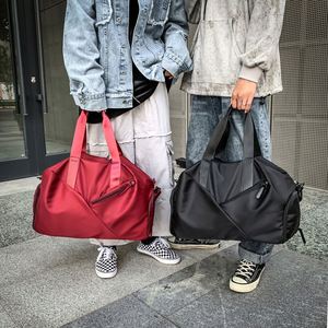 Sac de sport unisexe à fermeture éclair, nouveau produit - Grande capacité, sac à main portable, tendance, rangement de voyage, décorations de chaîne de nœuds, léger - Product Image 5