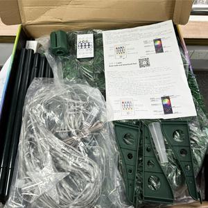 Nouveauté <span class=keywords><strong>Arbre</strong></span> de Noël LED avec application et télécommande, lumières changeantes de couleur et étoile sur le sommet - Product Image 6