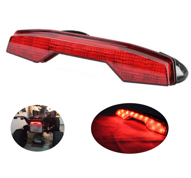 ATV Quad Sport Red LED Taillights Brake Stop Light LED Rear Lamp for Suzuki LTR400 LTR450 LTR 400/450 All Year