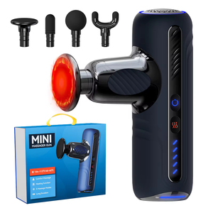 Neck Shoulders <strong>Legs</strong> Hot And Cold <strong>Massage</strong> Gun Body Slimming <strong>Electric</strong> Shock <strong>Massage</strong> Machine Home Gym 4 Head <strong>Vibrator</strong> <strong>Massage</strong> Gun - Product Image 1