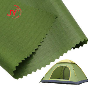 Tissu en nylon 100% tissé ripstop diamant 120D hydrofuge avec revêtement PU pour tentes et sacs - Product Image 1