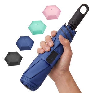 Paraguas Plegable Automático Auténtico con Anillo <span class=keywords><strong>de</strong></span> Sujeción y Mango con Gancho, Protección UV, Resistente a Tormentas, para Sol y Lluvia, Agencia <span class=keywords><strong>de</strong></span> Exportación Global - Product Image 1