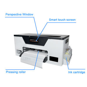 Petite <span class=keywords><strong>imprimante</strong></span> de transfert thermique DTF à tête unique automatique de bureau <span class=keywords><strong>A3</strong></span> nouvelle avec encre blanche XP600 - Product Image 2