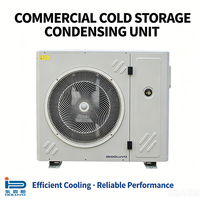 Unidad de Refrigeración para Cuarto Frío de 8HP, para Congelador de Temperatura Baja y Cuarto Frío para Procesamiento de Mariscos