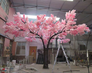 Tùy chỉnh lớn Nhân Tạo Hoa Anh Đào cây nhựa cây bonsai nhân tạo kích thước lớn lớn cây giả - Product Image 1