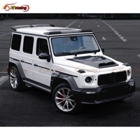 Kit de mise à niveau en fibre de carbone sèche, style R, avec pare-chocs, spoiler, diffuseur et capot pour Mercedes Classe G G63 W465 AMG G550 G500 2025 2026