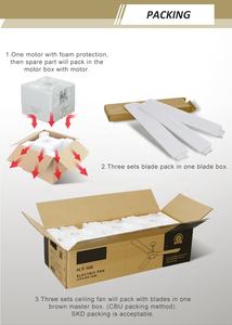 クロームKDK天井ファンモデル48/56インチ巨大天井ファン格安天井ファンマレーシア220V - Product Image 5