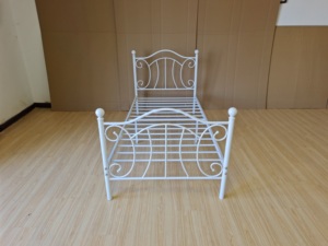 Lit simple <span class=keywords><strong>en</strong></span> stock, prix bas, cadre de lit simple <span class=keywords><strong>en</strong></span> métal pour adultes - Product Image 2