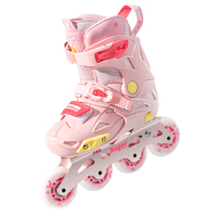 Roues LED Patins à roulettes Patins quadruples réglables Patines de gros 4 Ruedas Patins à roulettes pour enfants adultes