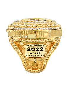 Guerrieri classico campionato di basket anello di alta qualità placcato oro lega intarsio matrimonio fidanzamento anniversario regalo per festa - Product Image 2