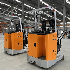 Heavy Duty Forklift Stacker 1500kg 1.5 Ton Full Electric Reach Truck With For Sale