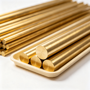 Lead-Free Free Machining C69300 Environmental Brass <b>Hex</b> Rod Green RoHS Certified Medical Small Precision Fitting <b>Bar</b> - Product Image 2