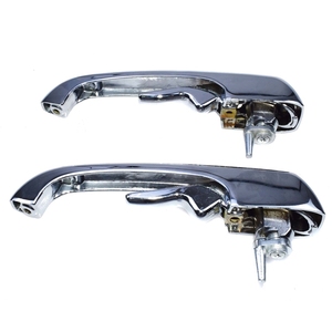 Par de accesorios para coche, juego de manijas de puerta exterior y llaves para <span class=keywords><strong>VW</strong></span> Bus <span class=keywords><strong>Van</strong></span> Type 2 69-79 Thing 211837205N - Product Image 4