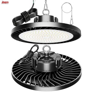Lámpara LED UFO High Bay de 150W 200W 300W 130LM/W IP65 SMD3030 de Aluminio, Lámpara Colgante para Almacenes, Fábricas e Iluminación Industrial - Product Image 1