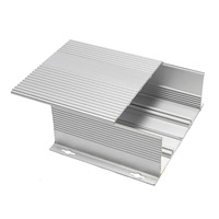 Boîtier de dissipateur thermique en aluminium extrudé sur mesure, usiné CNC, pour projet électronique PCB, avec pliage et soudage