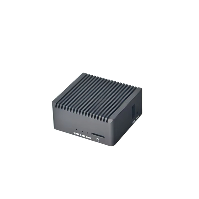 1GB Portable Mini Router RK3328 OpenWRT5.4 Dual-port Gigabit Ethernet NanoPi R2S with CNC Shell