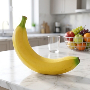 Jouet Squishy Banane en Caoutchouc Extensible Rempli de Sable, Jouet Anti-Stress TPR à Presser pour Adultes et Enfants - Product Image 5
