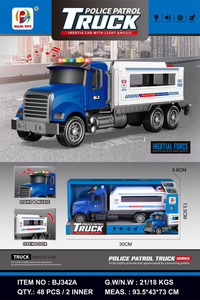 <span class=keywords><strong>Camion</strong></span>-<span class=keywords><strong>citerne</strong></span> jouet en plastique 2026 pas cher pour enfants, modèle d'ingénierie musicale avec lumière - Product Image 3