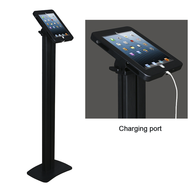 Metal 360 Degree Rotating Adjustable Floor Stand for iPad & Tablet (PAD001C)