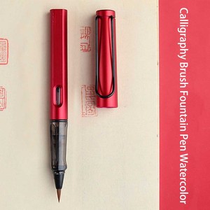 Pluma de caligrafía de cepillo suave de pelo de nailon, pluma estilográfica de dibujo y pintura de escritura regular con mango de plástico - Product Image 6