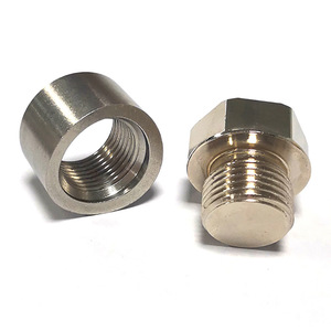 Stainless Steel M18x1.5 Welding <b>Plug</b> Nut For Exhaust Pipe Repair And <b>Replacement</b> Accessory - Product Image 2
