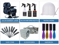 Kit professionnel de fer à boucler pour salon de beauté sous marque privée, ensemble de fers à boucler et de baguettes à boucler