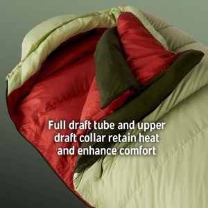 Rivestimento Anti-Appannamento Mid Season 0 ℃   Sacco a Pelo Mummy Comfort Singolo in Piuma d'Oca Bianca per Attività di Campeggio Autunnale in Foresta - Product Image 2