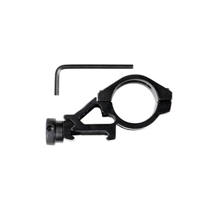 Factory Custom T3008 Aluminum Alloy 30mm Tube Ring Torch Fix <b>Clamp</b> Offset Groove Base Connector Outdoor Activity - Product Image 2