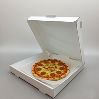 Boîte à pizza en carton carré personnalisée avec logo, série SP3423, écologique, recyclable, résistante à l'huile, pour restaurant