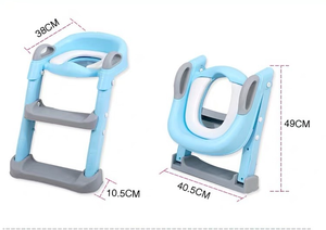Marchepied auxiliaire pour toilettes, siège de toilette pour enfants, marchepied pliant pour bébés et nourrissons - Product Image 6