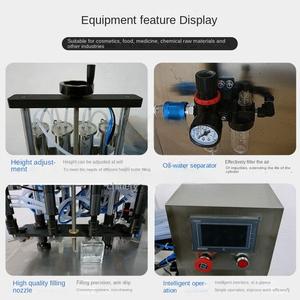 Remplisseuse de bouteilles rondes liquides de parfum de boisson à pression négative sous vide Remplisseuse de jus d'eau Petite remplisseuse de liquide de bureau - Product Image 3