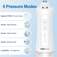 Hydropulseur portable H2ofloss, étanche IPX7, irrigateur dentaire électrique sans fil, jet d'eau dentaire