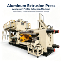 Presse d'extrusion d'aluminium 1250T à changement rapide de moule, pour billets de 5 pouces, pour profilés électriques de barres omnibus, destinée aux clients du Moyen-Orient