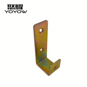 Support de support d'angle en forme de L en métal de haute qualité connecteur de support fixe de Code d'angle de zinc jaune - Product Image 2