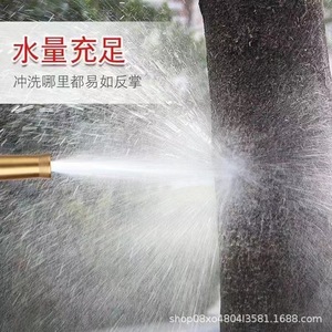 Pistolet à eau à jet direct en métal, haute pression, avec buse en alliage d'aluminium et tuyau en PVC, pour jardin et lavage de voiture - Product Image 5