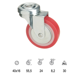 Ruota in Poliuretano da 40mm - Product Image 1