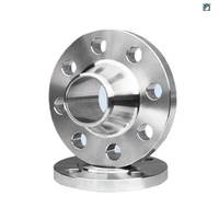 Bride de tuyauterie industrielle DN32 PN16 RF/FF/RTJ, traitement de surface, certifiée ISO 9001, bride WN en acier au carbone EN1092-1 S235JR