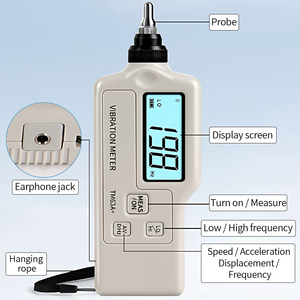 New TM63A+ Portable Vibration Meter Frequency Detection High Precision Vibration Meter Industrial Motor <strong>Fault</strong> Vibration <strong>Detector</strong> - Product Image 4