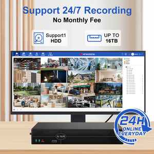 กล้องนิรภัยระบบกล้องวงจรปิดแบบ4K 8CH 4ch <span class=keywords><strong>16</strong></span>ช่องสำหรับตรวจจับมนุษย์/ยานพาหนะระบบ UHD Ai POE <span class=keywords><strong>NVR</strong></span> บ้านกลางแจ้ง - Product Image 5