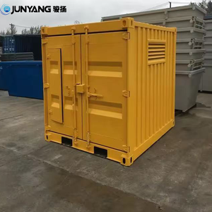 Conteneurs secs en acier Corten de 10' à ouverture latérale, type high cube 10GP DG 40ft, pour le transport de produits dangereux/édicats chimiques - Product Image 3